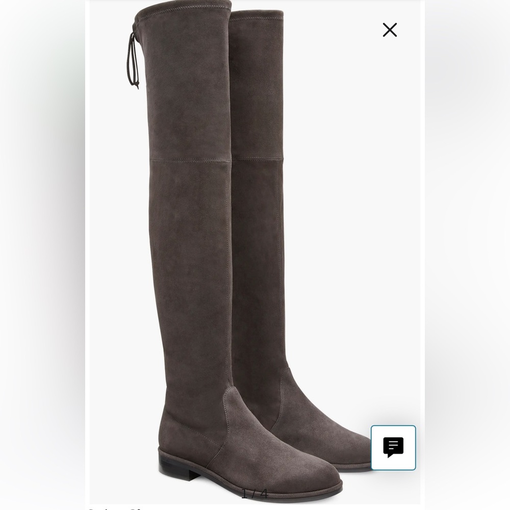 Stuart Weitzman Lowland Boot in Grey
